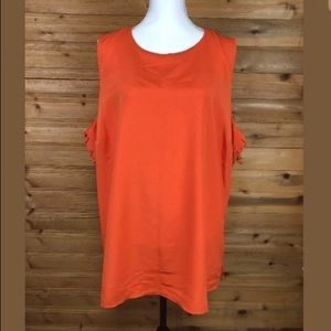Lauren Ralph Lauren sleeveless top orange